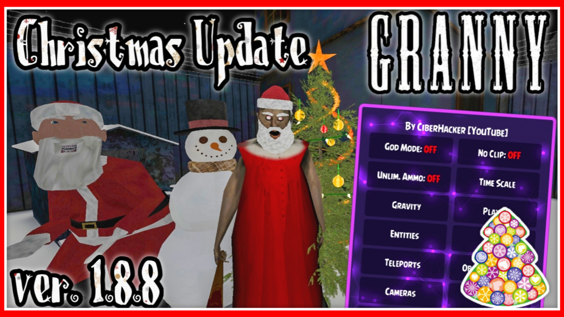 Granny Christmas 1.8.8 - UPDATED MOD MENU APK